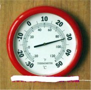 塑料溫度計250毫米用于測量環境溫度
