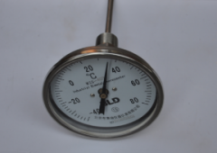 軸向類型雙金屬溫度計(jì)類型選擇表
